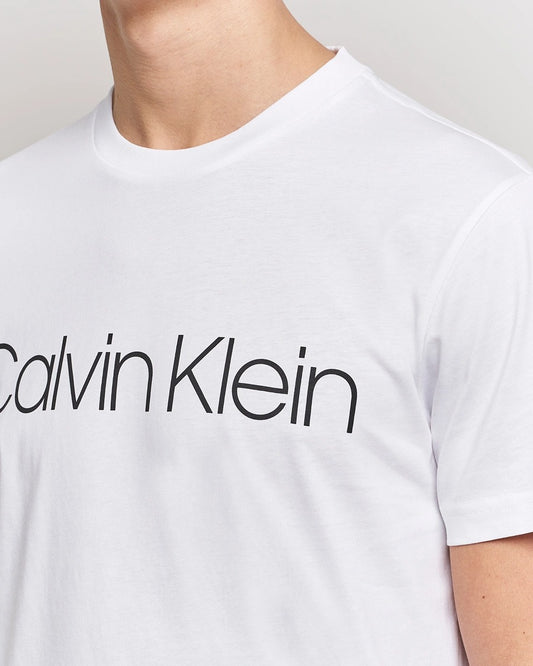 Calvin Klein Jeans Slim Fit Mono Logo T-Shirt | White