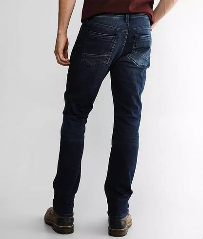 DEPARTWEST SEEKER TAPER STRETCH-JEANS-MENS | DARK BLUE